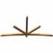Ekena Millwork Alberta Timber Gable Bracket, Western Red Cedar, 108"W x 54"H x 3 1/2"D x 3 1/2"F, 12/12 Pitch GBW108X54X0404ALB00SWR - alternate 3